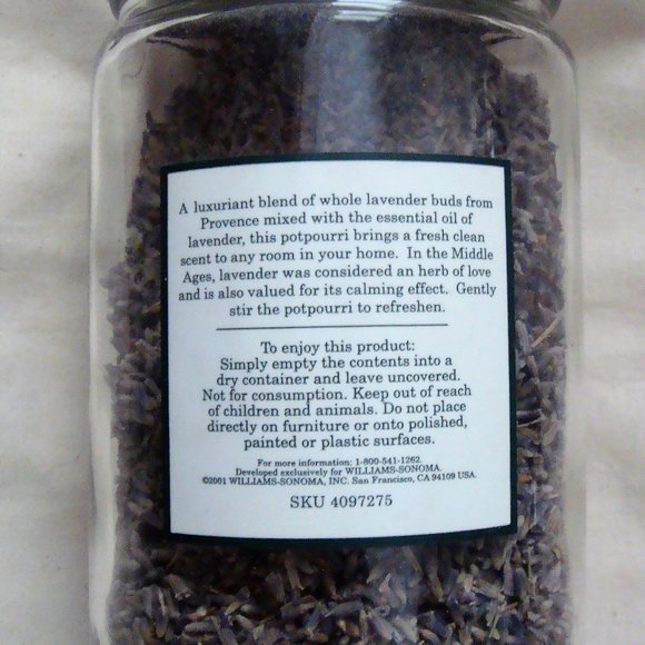 WILLIAMS SONOMA Lavender Potpourri with Essential Oil - Picture 2 of 4